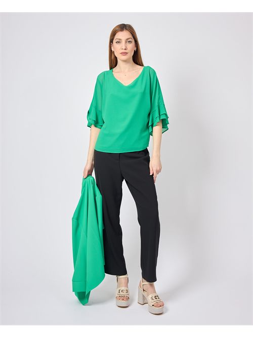 T-shirt donna Corte dei Gonzaga con ampia scollatura CORTE DEI GONZAGA | CCL860J7